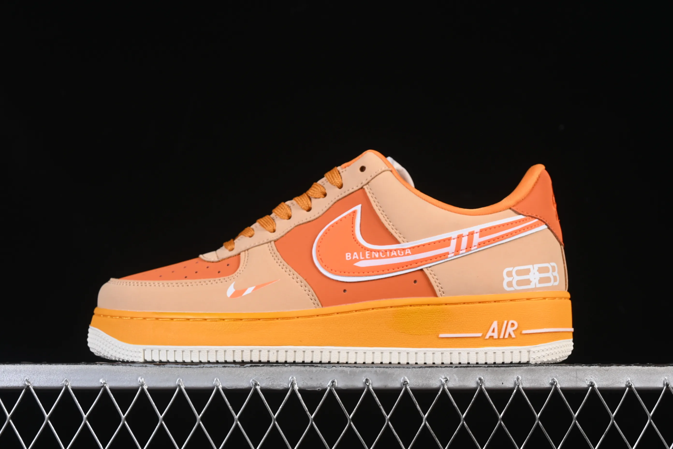 All categories Nk Air Force 1 Air Force series Nk Air Force 1 Low Air Force low-top Nike Air Force 1'07 Low Balenciaga co-branded Vibrant Orange Air Force 1 low-top casual sneakers SY1388-002